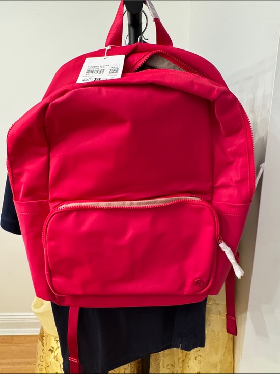 lululemon athletica Handbags - lululemon bright pink backpack with logo patch everywhere backpack